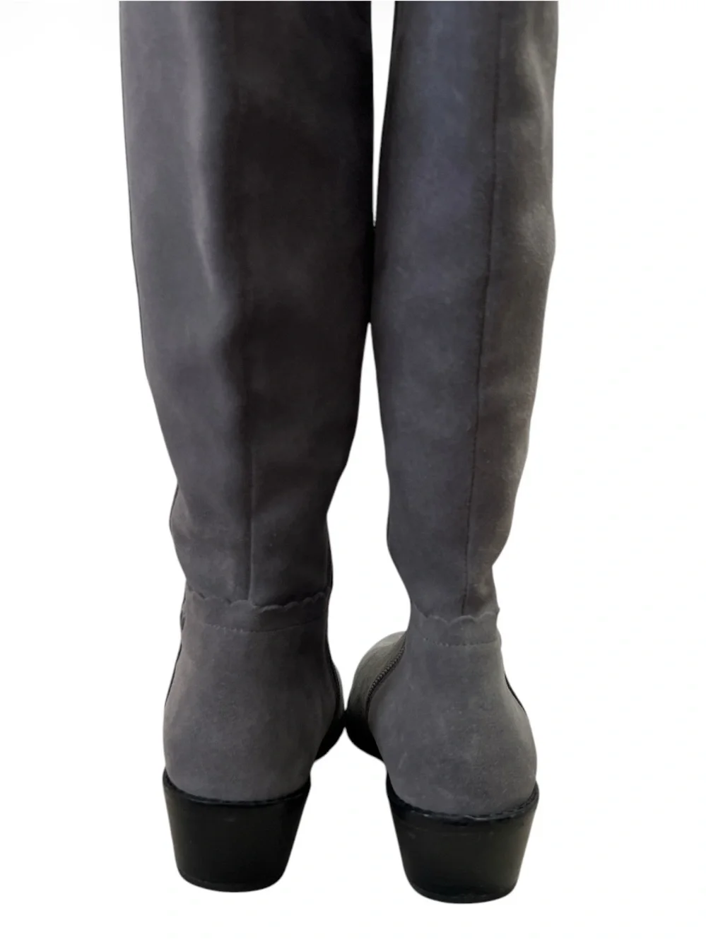 Vionic Tinsley Charcoal Suede Knee High Boots